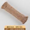 Corda de cânhamo feita à mão DIY suporte de escalada para gatos suporte para afiar garras material de decoração de parede de tubo de água fio trançado amarração corda de cânhamo grossa
