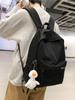 2024 Nueva Mochila Escolar para Mujer Simple para Estudiantes de Secundaria y Preparatoria Mochila Casual para Hombre Resistente a Manchas Gran Capacidad Transfronteriza
