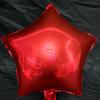 Plato de luz redondo de estrella de cinco puntas de amor de 18 pulgadas, globo de aluminio Tanabata, Día de San Valentín, confesión, decoración de boda
