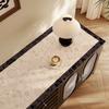Mantel de Mesa Estilo Medieval, Mantel de Lujo Ligero y de Gama Alta, Impermeable y a Prueba de Aceite, Tapete Protector para Encimera de Mueble de TV sin Lavado