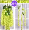 Flor de Glicinia de 3 Hojas y 6 Hojas Flor de Frijol Decoración de Boda Arco de Flores Artificiales Accesorios Enredadera de Flores de Plástico para Techo Lote de Flores Artificiales