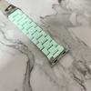 Adecuado para Correa de Resina de Tres Perlas Generación 89S10 para Apple Iwatch7 Correa de Color Sólido Acrílica
