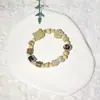 Pulsera de Cerámica Jingdezhen Nueva Pulsera de Cerámica Estilo Chino Joyería Hecha a Mano Cuerda Estilo Tíbet Puesto de Pulseras Jingdezhen