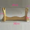 Estante para espadas, soporte para espadas, estante para armas de madera maciza, estantes horizontales pequeños y grandes, estantes de 1, 2, 3 niveles altos y bajos, soporte para espadas, envío gratis, estante para flautas