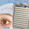 Pestañas Postizas Naturales Marrones sin Tallo, Super Voluminosas y Adhesivas, Estilo Cola de Pez, para un Look Fotogénico sin Maquillaje, con una Sensación Pura y Aterciopelada