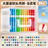 Baleia Anmei Pastéis de Óleo de Cor Intensa Lápis de Cor Macios 24 Cores Canetas de Desenho Infantil Bastões Coloridos para Iniciantes Lápis de Cor à Base de Óleo para Desenho 3D