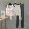 Ropa Deportiva a Prueba de Golpes con Espalda en I para Mujer, Conjunto de Ropa Deportiva de Color Contrastante y Espalda Bonita para Correr y Yoga, Dos Piezas Estilo Nuevo