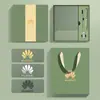 Set de Regalo de Cuaderno, Papelería de Cuaderno de Alta Calidad y Exquisita, Se Puede Imprimir con Logo, Adecuado para Negocios y Reuniones de Trabajo de Alta Gama