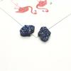 Suministro Directo de Aliexpress Resina Palma Fondo Plano Mineral de Superficie Cristal Racimo Pulsera Aretes Accesorios de Joyería DIY Colgante