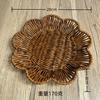 Cesta de Mimbre para Snacks, Cesta de Mimbre, Cesta de Snacks, Cesta de Plástico para Pan, Cesta para Palomitas de Maíz, Guarnición para Hot Pot, Papas Fritas, Plato de Frutas