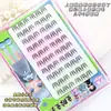 Menglu Pegamento Libre de Garra de Gato 10 Filas de Pestañas Postizas Grupo Femenino Pestañas Artificiales Naturales Nuevo Deseo Puro Estilo Coreano