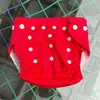 Nuevos Productos Maternos e Infantiles Impermeables Color Sólido Ajustables Pantalones Pañal de Tela para Bebé Pantalones para Bebé Verano Pantalones Pañal de Malla Broche