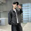 Traje Masculino Primavera/Outono 2026 Novo Estilo Outono Jeans Roupas para Crianças Grandes Estilo Primavera/Outono Traje de Menino Legal Bonito Fashion