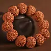 Pulsera de Bodhi de Diamante de Cinco Pétalos cuerno Nepal carne caliente Buda de mano real cuentas de semilla original hombres y mujeres Joyería Wenwan