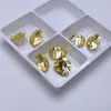 Amarillo Goose Zircón Redondo Piedra Suelta Piedra Preciosa Amarilla Clara Joyería Anillo Pendientes Colgante Piedra Principal Sin Montar DIY