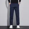 Pantalones Casuales para Hombre Otoño Marca de Moda Corte Recto Ajustado Pantalones de Traje Pequeños Pantalones Largos Estilo Nuevo 2026