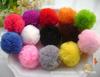 Pompón de Cachemira de Poliéster 5cm 6cm Pompón Bola de Hilo Fino Gorro Bufanda Accesorios para Ropa Descuento por Cantidad Grande