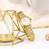 Mia Watch Atacado Moda Langjia Luya Relógio Feminino High-End Dourado Romano Relógio de Quartzo Entrega Sem Costura
