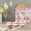 Cerámica de Lujo Ligero Transfronteriza Estilo Europeo Simple Serie H-home Turquía Seis Tazas de Té Pequeñas Phnom Penh Sala de Estar Oficina Taza de Té