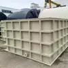 Celda Electrolítica Cuadrada Grande de PPH Tanque de Lavado Ácido Tanque de Almacenamiento de Líquidos Resistente a la Corrosión Equipo de Electrólisis de Oxidación Fabricante de Plástico