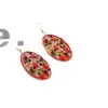 Deliciosa cena personalidad Dibujos animados Pizza Helado hamburguesa aretes colgante material DIY fabricantes al por mayor