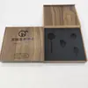 Empaque de Terminal Caja de Madera Almacenamiento Soporte Interior Impresión de Logo Música para Coche Tapa abatible Caja de Empaque USB Digital