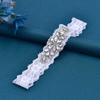 Youlapan Sts94 Export Calcetines Nupciales Versátiles de Lujo con Ligas Elásticas de Muslo de Pedrería y Anillos de Cuello de Diamantes Brillantes