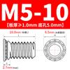 Acero al Carbono Galvanizado Tornillos de Remache Cabeza Redonda Tornillos de Placa de Presión Tornillos de Remache Fh-M2M2.5M3M4M5M6M8M10