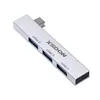 Estación de Acoplamiento Tipo C Personalizada Expansor USB Multi-Interfaz para Computadora Estación de Acoplamiento USB 3.0 Convertidor Tres en Uno