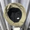 Chapéu Bucket de Algodão para Mulheres, Estilo Hepburn, Aba Longa na Frente e Curta Atrás, Chapéu de Sol Artístico Estilo Coreano com Detalhes Metálicos, Versão Fina