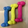 Juguetes para Mascotas Juguetes para Perros TPR Tamaño Hueso Barba Dientes Molares Limpieza y Juguetes Resistentes a la Mordida Fábrica en Stock
