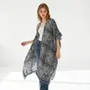 Cardigan de Playa Sexy Estilo Diosa Moda Exterior para Mujer Cubierta Protección Solar Estampado de Leopardo Moderno 2026 Nuevo Estilo Chal