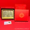 Producto nuevo creativo de oro 999 puro "Riqueza de Todas las Direcciones", adorno de escritorio con la palabra "Shede" en grabado de cobre, personalizable y disponible para venta al por mayor