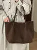 Yaozi 2026 otoño temprano nueva moda gamuza para ir al trabajo gran capacidad bolso tote casual simple versátil bolso de hombro