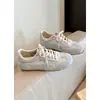 Zapatillas de Entrenamiento Retro Star Agan para Mujer 2026 Nueva Primavera Versátiles Ligeras Blancas Deportivas Casuales