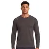 Camiseta respirável de manga longa personalizada para homens, camiseta esportiva casual de manga longa personalizada para homens, personalização de camiseta esportiva para atividades ao ar livre