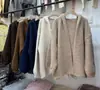 Cárdigan holgado de punto con capucha estilo perezoso otoño/invierno 2026 para mujer, chaqueta suéter holgada estilo suave