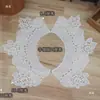 Bordado em algodão sobre base de tecido de algodão Decoração de costura gola DIY suéter camiseta decoração gola Acessórios de vestuário