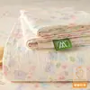Lençol de Cama de Gaze Dupla Classe A Materno e Infantil Peça Única Novo Modelo 2025 Conjunto de Três Peças para Cama de Solteiro de Dormitório Algodão Puro Não Algodão 3