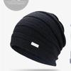 Gorro de lana de moda de estilo coreano, gorro de punto grueso, gorro de terciopelo interior para otoño e invierno, gorro para la cabeza con bolsa para todo tipo de combinaciones, gorro de invierno de Corea del Sur para hombre.