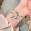 2024 nuevo grava poco profunda perla de mariposa viento frío verano lujo ligero nicho alta sensación pulsera pulsera