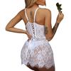 Fornecimento transfronteiriço da Europa e dos Estados Unidos comércio exterior sexy lingerie sexy mulheres sexy rendas sling conjunto de camisola fabricantes spot atacado