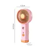Nuevo mini ventilador eléctrico de mano con pulverizador, suministro de agua, humidificación, spray, carga USB, ventilador pequeño, ventilador de enfriamiento con spray frío