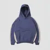 2026 ins transfronterizo nuevo retro americano con capucha otoño e invierno sudadera casual pareja bloque de color marca de moda hoodie azul