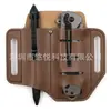 En Stock EDC Funda de Herramientas de Cuero Genuino, Funda Táctica para Herramientas y Linterna de Exterior, Bolso Cruzado de Piel de Vaca para Herramientas