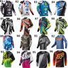 Ropa Fox Downhill Ropa de Ciclismo para Bicicleta de Montaña Tops para Hombre de Manga Larga Verano Ropa para Motocicleta Todoterreno Transpirable de Secado Rápido