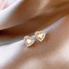 Aretes de Diamantes de Cristal para Mujer 2024 Nuevas Explosiones Aretes de Alta Gama Aguja de Plata Esterlina 925 Aretes de Diseño Nicho