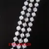 Cortina de Contas para Casamento Corredor de Casamento Decoração de Árvore de Cristal Corrente de Contas Salão de Casamento Adereços de Decoração de Árvore de Natal Contas de Madeira