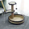 Nido para Gatos, Tabla Rascadora Cálida de Invierno para Gatos, Nido para Gatos, Marco Vertical de Sisal Resistente al Desgaste y que No Suelta Pelo para Trepar Gatos, Juguetes y Suministros para Gatos