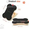 Tabla Rascadora para Perros de Madera Maciza Ajustable Forma de Hueso Caja Deslizable para Premios de Perro Tabla para Reparación de Uñas Tabla Rascadora para Uñas